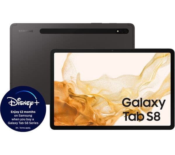 Samsung Galaxy Tab S8 11" Tablet 5G 256GB - Graphite - Image 2