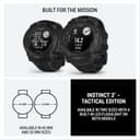 Garmin Instinct 3 Tactical Edition Solar Smartwatch 45mm Black thumbnail 7