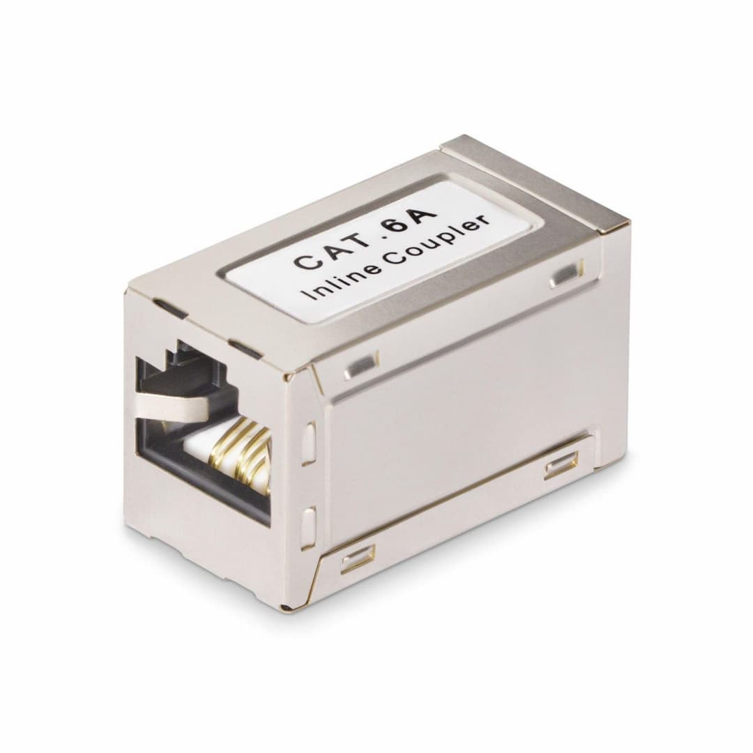 Shielded RJ45 Coupler, Inline - Image 1