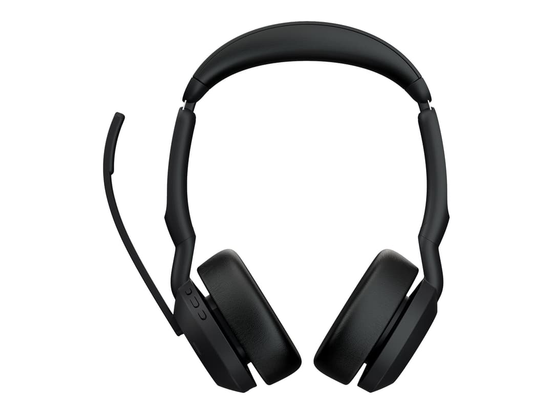 Jabra Evolve2 55 UC Stereo - headset - USB-C, USB-A - with charging stand - Image 1