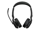 Jabra Evolve2 55 UC Stereo - headset - USB-C, USB-A - with charging stand thumbnail 1