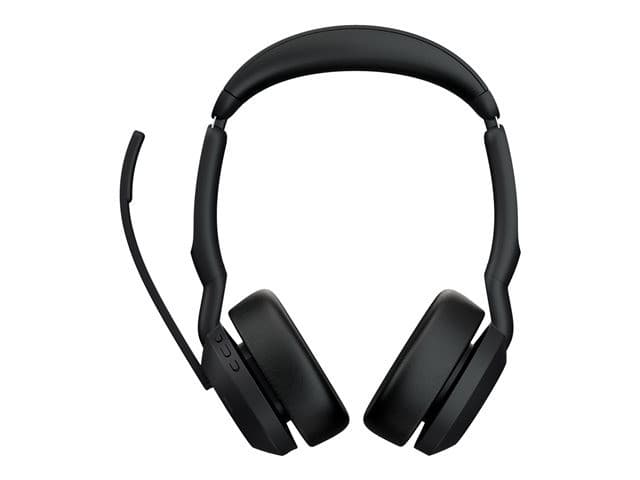 Jabra Evolve2 55 UC Stereo - headset - USB-C, USB-A - with charging stand - Image 2
