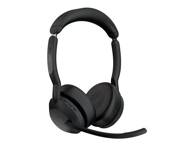 Jabra Evolve2 55 UC Stereo - headset - USB-C, USB-A - with charging stand - Image 5