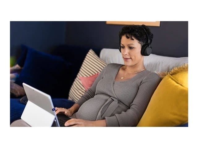 Jabra Evolve2 55 UC Stereo - headset - USB-C, USB-A - with charging stand - Image 7