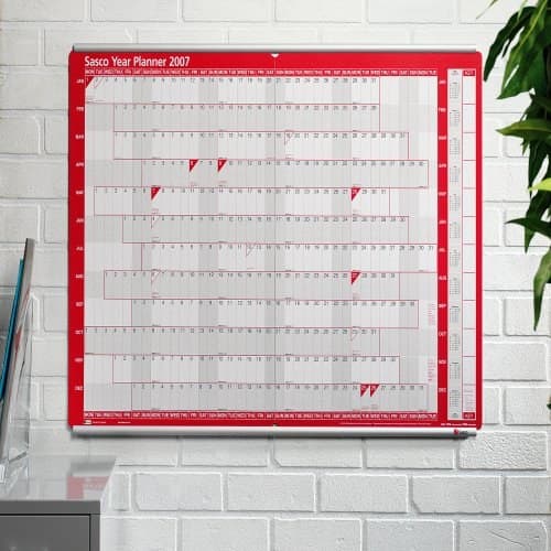 Nobo Sasco Mounted Year Planner Track - Image 2