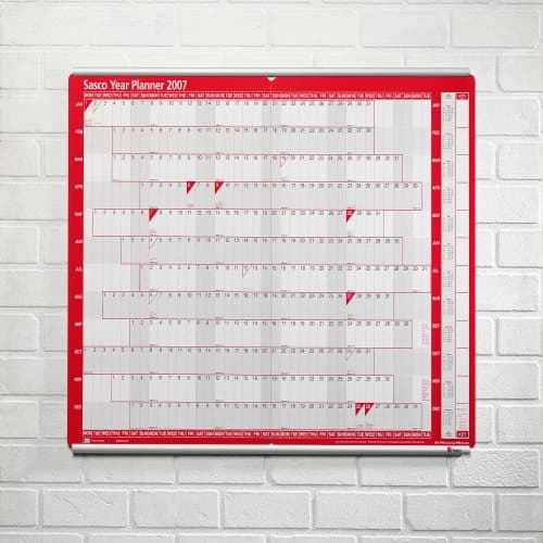 Nobo Sasco Mounted Year Planner Track - Image 3