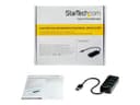 StarTech HB30A4AIB 4-Port USB 3.0 Hub USB-A 5Gbps Bus-Powered with Individual On/Off Switches 25cm Attached Cable Black thumbnail 4