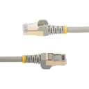 StarTech.com 7m CAT6a Ethernet Cable - 10 Gigabit Shielded Snagless RJ45 100W PoE Patch Cord - 10GbE STP Network Cable w/Strain Relief - Grey Individually Tested/Wiring is UL Certified/TIA thumbnail 2