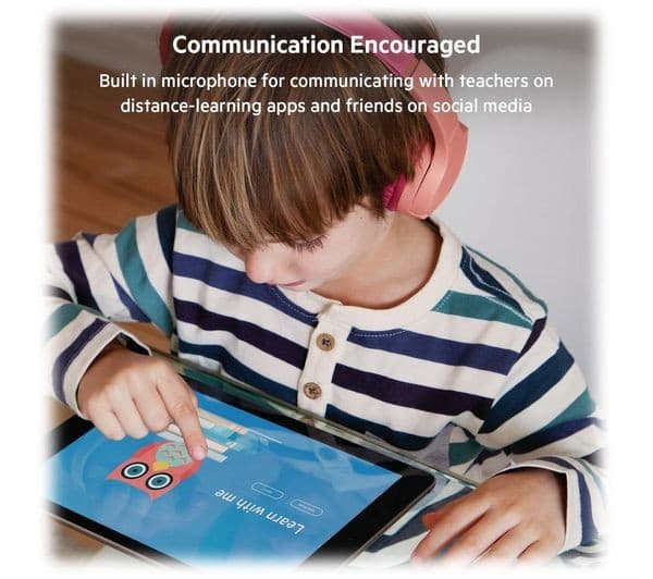 Belkin SoundForm Mini Wireless On-Ear Kids Headphones - Pink - Image 4