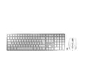 CHERRY DW 9100 Slim Wireless Desktop Set - Silver/White thumbnail 1