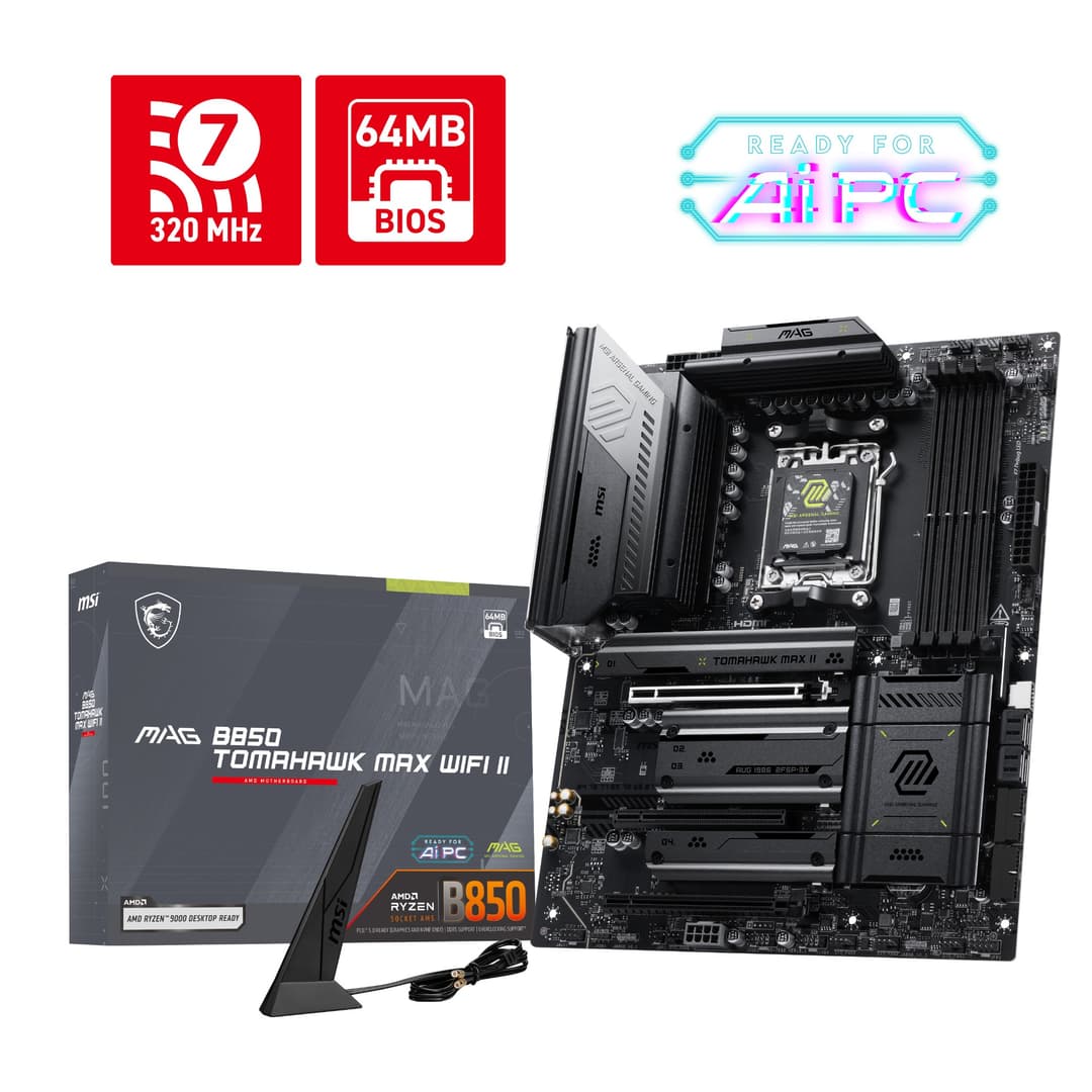 MSI MAG B850 TOMAHAWK MAX WIFI II DDR5 Socket AM5 ATX motherboard - Image 8