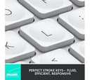 Logitech MX Keys Mini Wireless Illuminated Keyboard - Pale Grey, UK Layout thumbnail 2