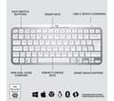 Logitech MX Keys Mini Wireless Illuminated Keyboard - Pale Grey, UK Layout thumbnail 6