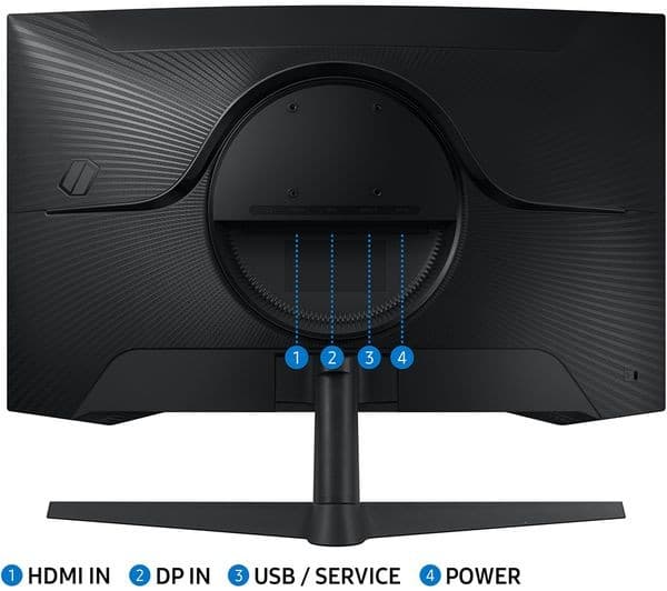 Samsung Odyssey G5 G55C 32" QHD 165Hz 1000R Curved VA Gaming Monitor - Black (LS32CG552EUXXU) - Image 8