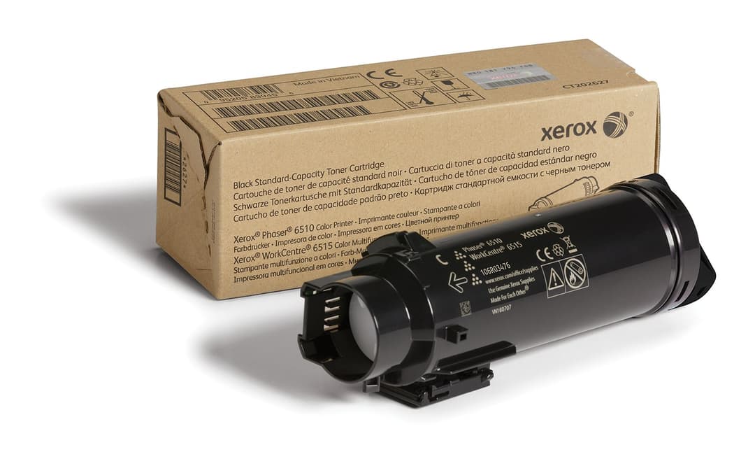 Xerox Genuine Phaser® 6510, WorkCentre® 6515 Black Standard capacity Toner Cartridge (2500 Pages) - 106R03476 - Image 1