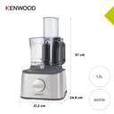Kenwood Multipro Compact+ FDM312 SS 5-in-1 Compact Food Processor with Digital Weighing 800W 2.1L - Stainless Steel thumbnail 5