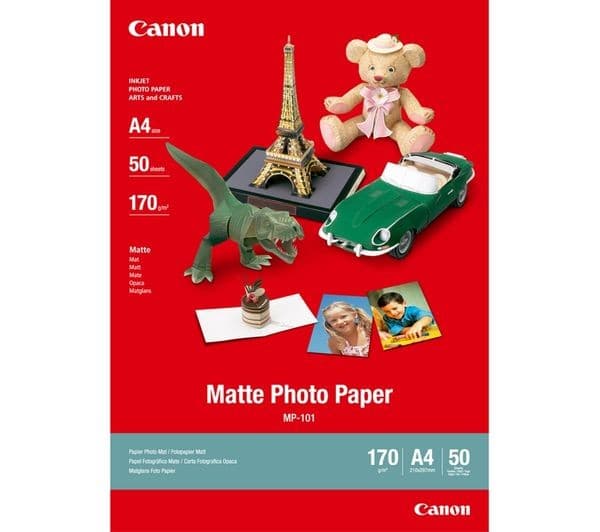 CANON MP-101 A4 Matte Photo Paper - 50 Sheets - Image 1