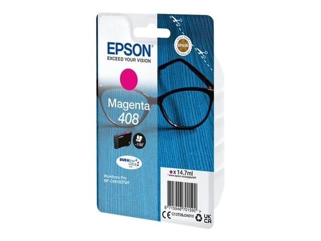 Epson 408 DURABrite Ultra Original Ink Cartridge Standard - Magenta - Image 2