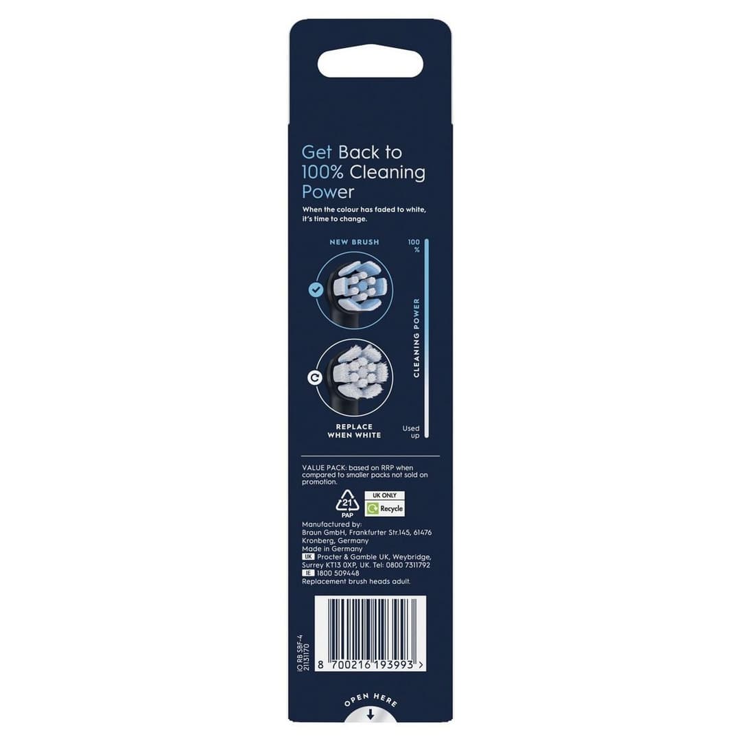 Oral-B iO Gentle Care Toothbrush Heads Black – 4 Pack - Image 10
