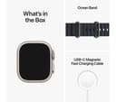 APPLE Watch Ultra Cellular Ocean Band, 49 mm - Titanium Midnight thumbnail 8