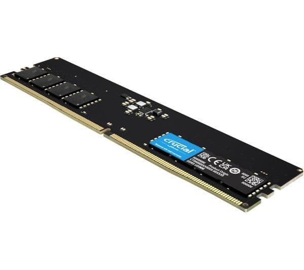 CRUCIAL DDR5 4800 MHz CL40 PC RAM - 32 GB (1 x 32 GB) (CT32G48C40U5)
