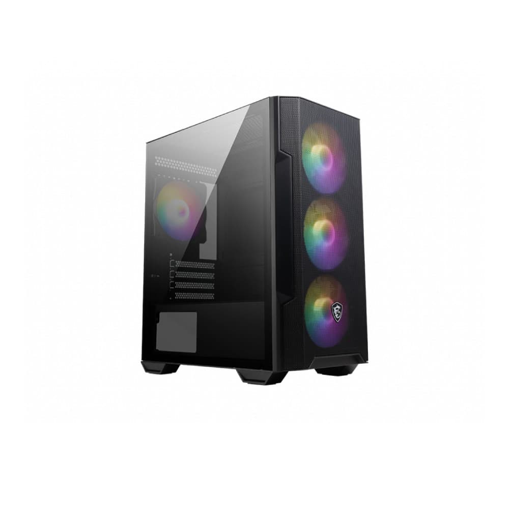 MSI MAG FORGE M100R Micro-ATX ARGB PC Case - Black