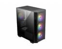 MSI MAG FORGE M100R Micro-ATX ARGB PC Case - Black thumbnail 2