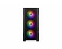MSI MAG FORGE M100R Micro-ATX ARGB PC Case - Black thumbnail 3