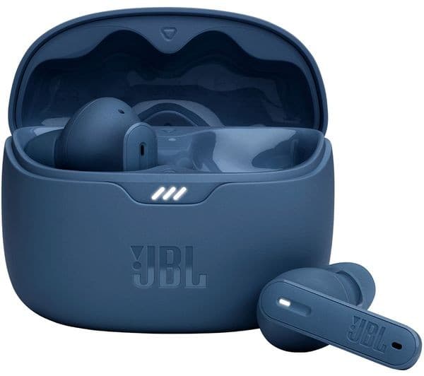 JBL Tune Beam Wireless Bluetooth Noise-Cancelling Earbuds - Blue - Image 1