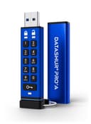 iStorage datAshur PRO+A 128GB | FIPS 140-3 Level 3 Certified | BSPA Certified | Secure USB Type-A drive | AES-XTS 256-bit Hardware Encryption | PIN protected thumbnail 1
