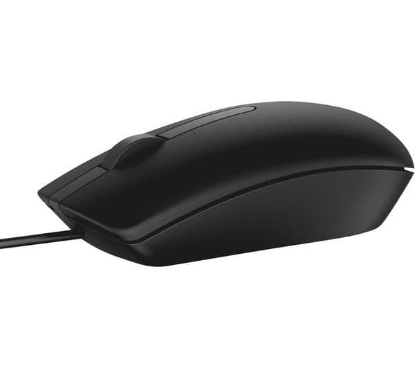 Dell MS116 Wired Optical Mouse 1000 DPI USB - Black
