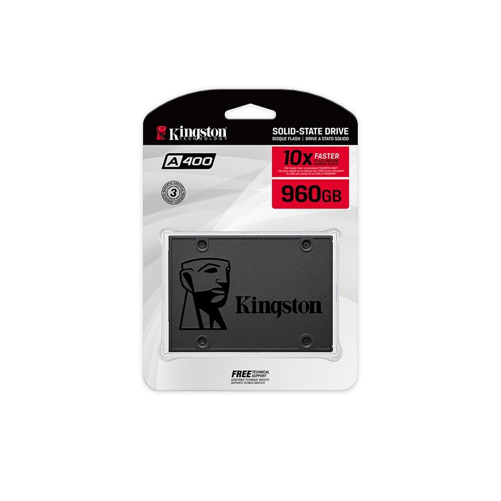 Kingston A400 960GB 2.5" AHCI SATA 3.0 Internal SSD - Image 4