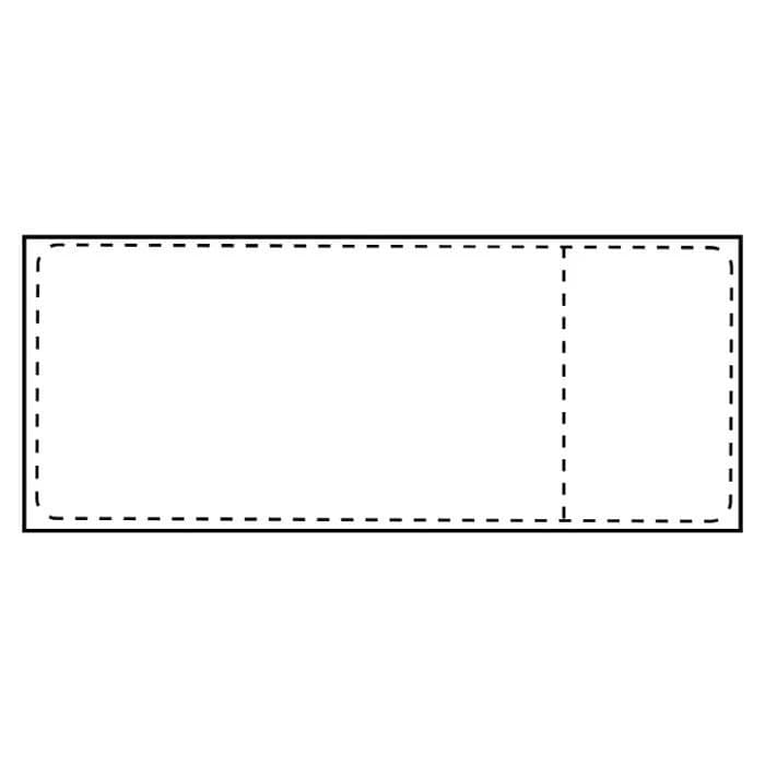 Capture Ship-label 105 x 251mm, Core 76mm, Direct Thermal, With Receipt Part, White, 700 Labels per Roll, 4 Rolls per Box - Image 1
