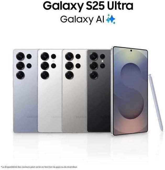 Samsung Galaxy S25 Ultra 5G 256GB Smartphone - Titanium Silverblue - Image 2