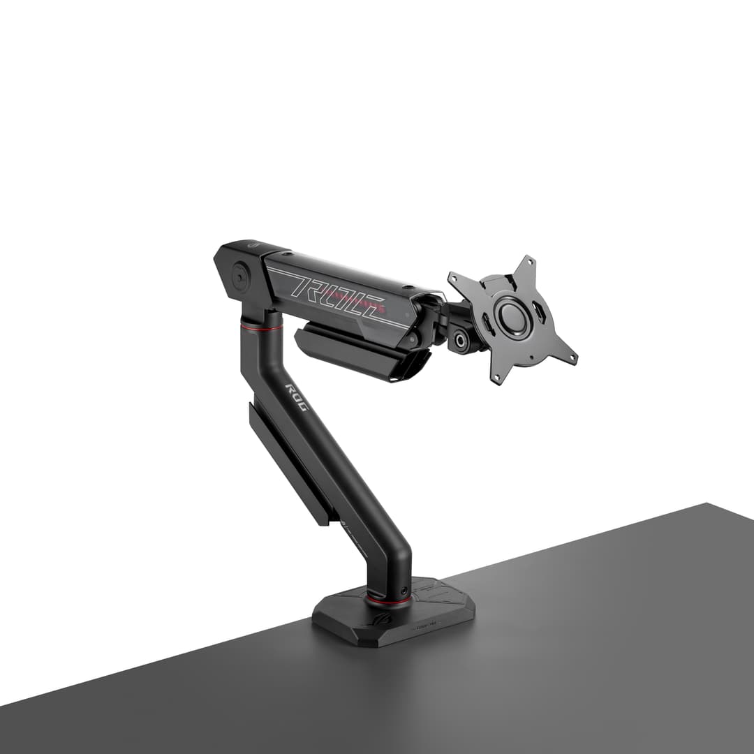 ASUS ROG Ergo AAS01R Desk Clamp Monitor Arm - up to 49", Black - Image 1