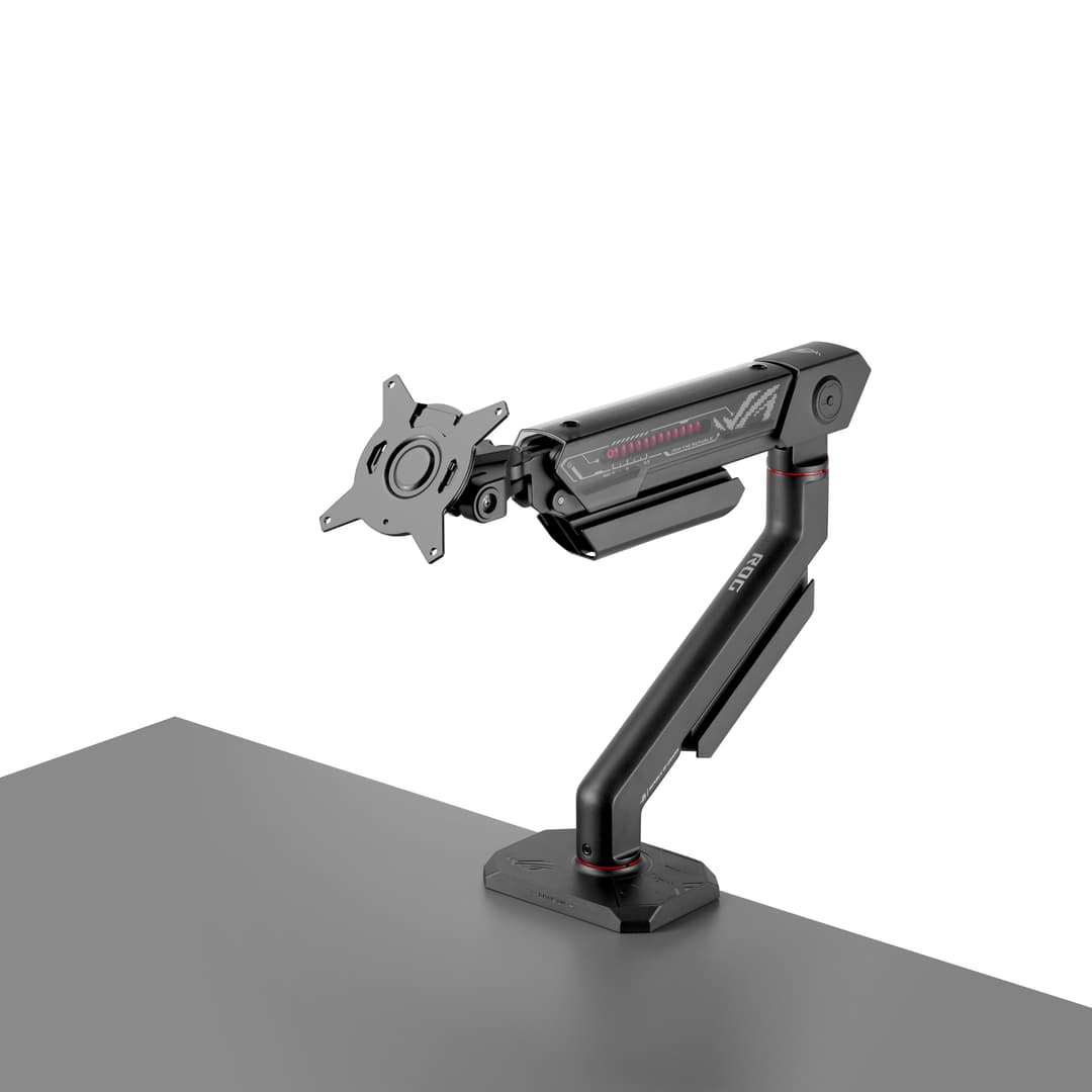 ASUS ROG Ergo AAS01R Desk Clamp Monitor Arm - up to 49", Black - Image 2