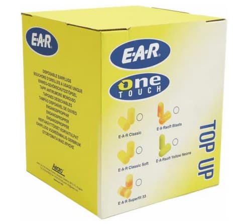 3M E-A-R Classic Earplugs, Top Up Bag, PD-01-009 Reusable ear plug Yellow 2000 pc(s) - Image 2