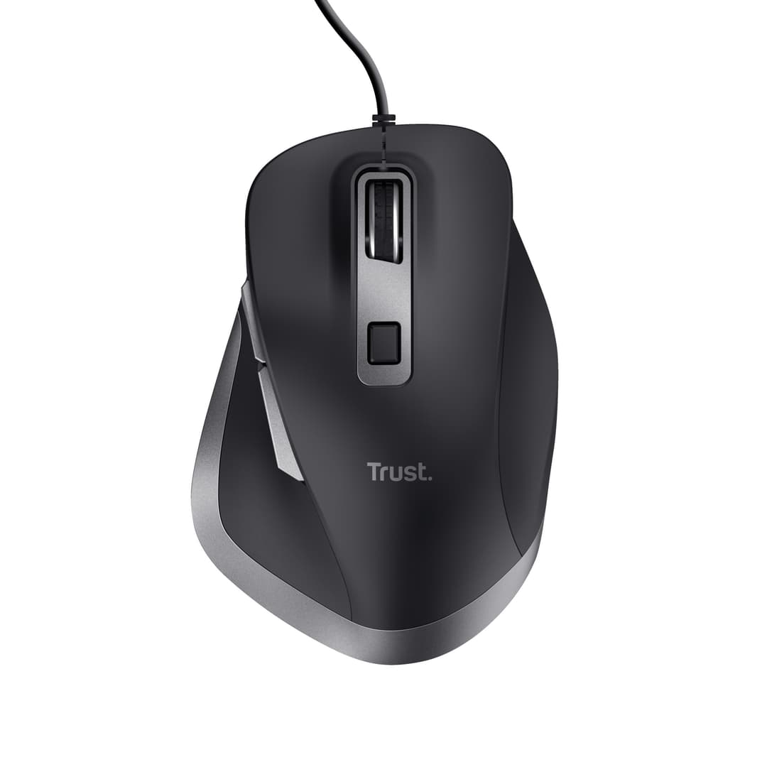 Trust Fyda Wired mouse Right-hand USB Type-A Optical 600-5000 DPI Black - Image 3