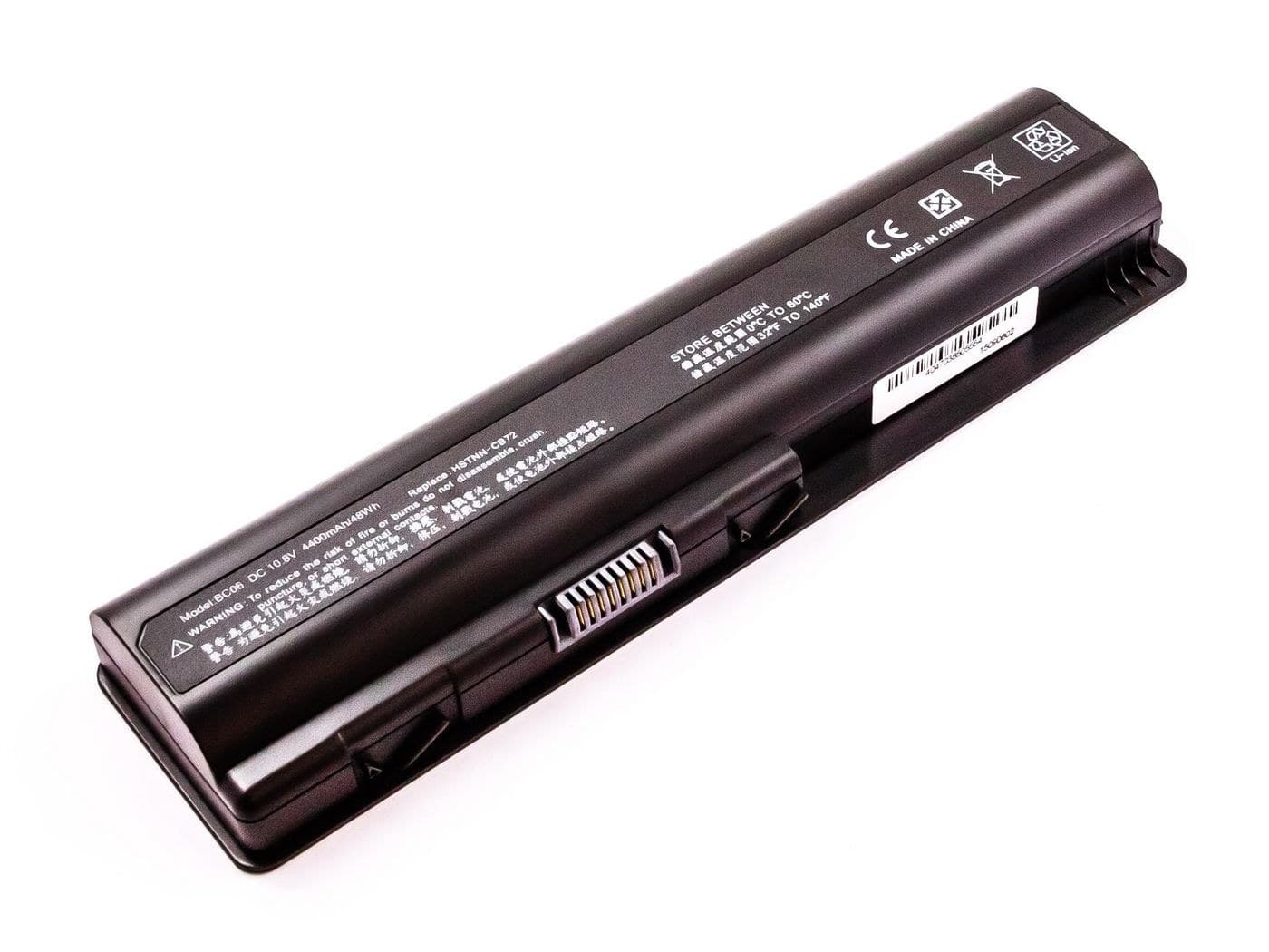CoreParts MBI2348 Laptop Battery for HP Presario CQ50, CQ60-100/-200, CQ61-100/-200/-300, CQ70-100/-200, CQ71-200 & Pavilion DV6-2100 - Li-ion 10.8V 4.4Ah 47.52Wh 6-Cell - Black