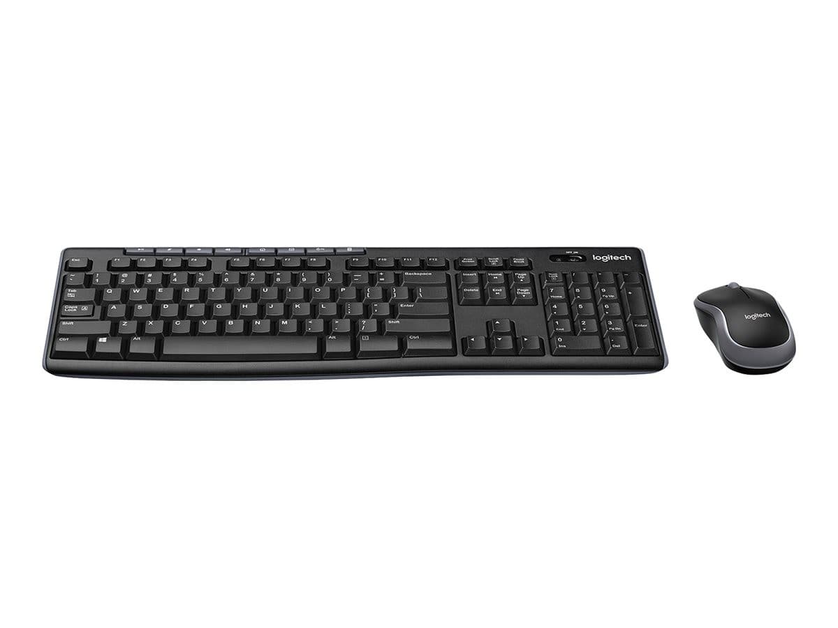 Logitech MK270 Wireless Keyboard and Mouse Combo - French Layout, Black