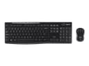Logitech MK270 Wireless Keyboard and Mouse Combo - French Layout, Black thumbnail 2
