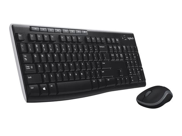 Logitech MK270 Wireless Keyboard and Mouse Combo - French Layout, Black - Image 8