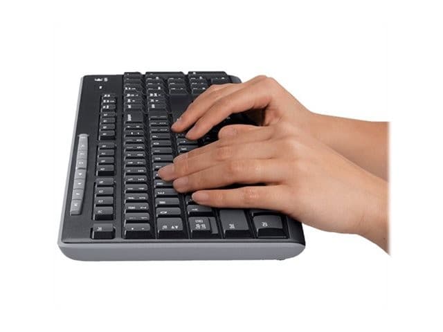Logitech MK270 Wireless Keyboard and Mouse Combo - French Layout, Black - Image 9