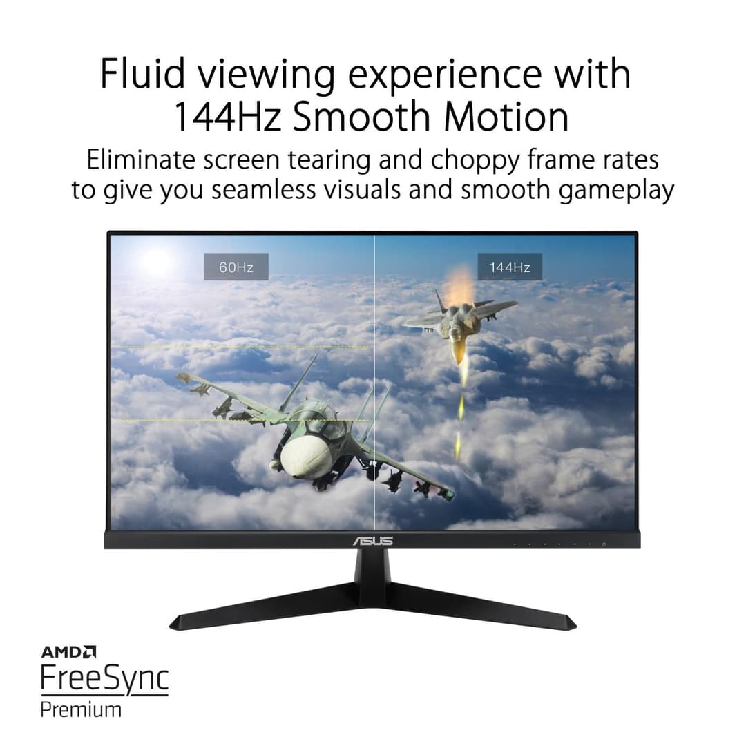ASUS VY279HGE 27" IPS Full HD 144Hz 1ms Eye Care Gaming Monitor - Black - Image 3