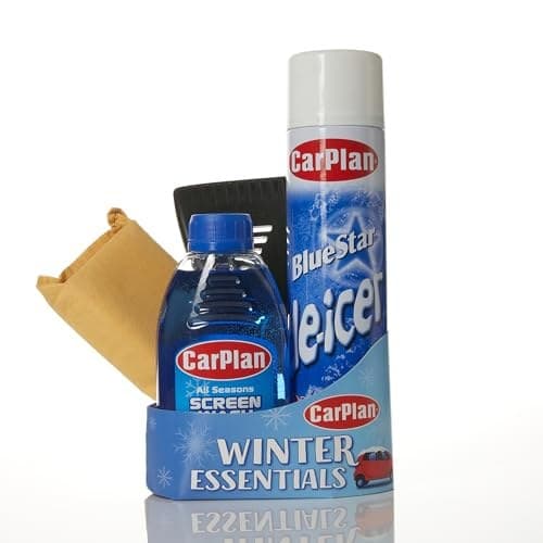 CarPlan Winter Essentials Kit - Deicer, Screen Wash, Ice Scraper, Windscreen Deminster Pad - Image 4