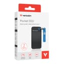 Verbatim Pocket SSD USB 3.2 Gen 2 2TB Black/Blue thumbnail 2