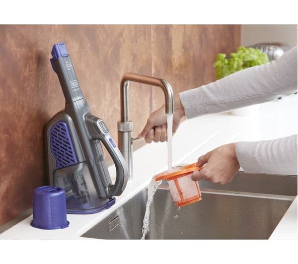 BLACK + DECKER Dustbuster BHHV520BFP-GB 18V Cordless Handheld Vacuum Cleaner - Purple & Grey - Image 6