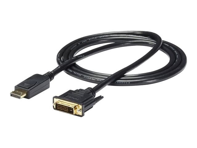 StarTech DisplayPort to DVI Converter Cable 1920x1200 1.8m - Black - Image 3
