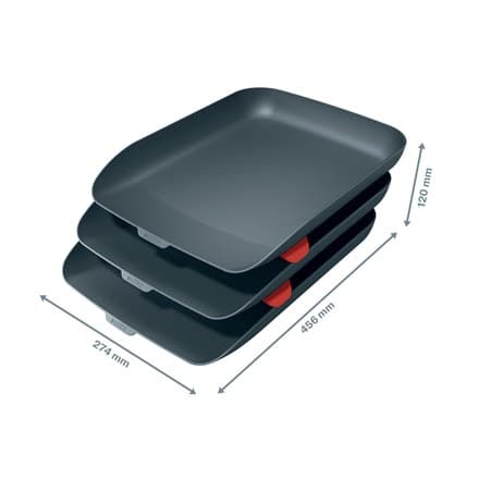 Leitz Cosy Letter Tray, Set of 3 - Image 3