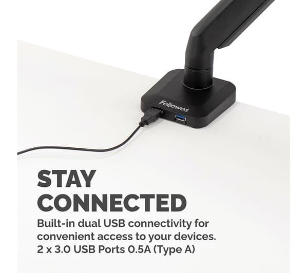 Fellowes Platinum Single Arm Monitor Mount 40" - Image 5